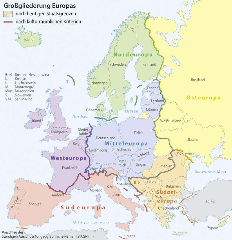 Великое разделение Европы